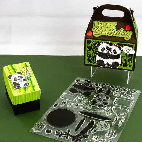 Tonic Studios Creative Collection A Panda-ful Creative Collection - Die, Stamp & Stencil Set - 5938e