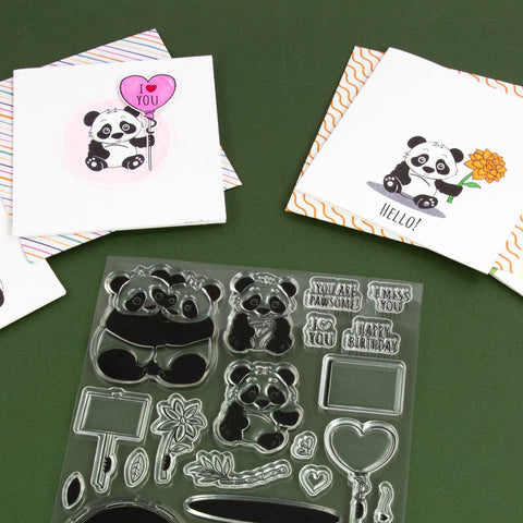 Tonic Studios Creative Collection A Panda-ful Creative Collection - Die, Stamp & Stencil Set - 5938e