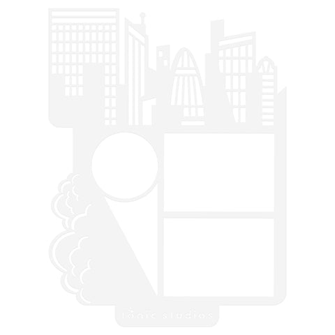 Tonic Studios Creative Collection A Super Heroic Creative Collection - Die, Stamp & Stencil Set - 5939e