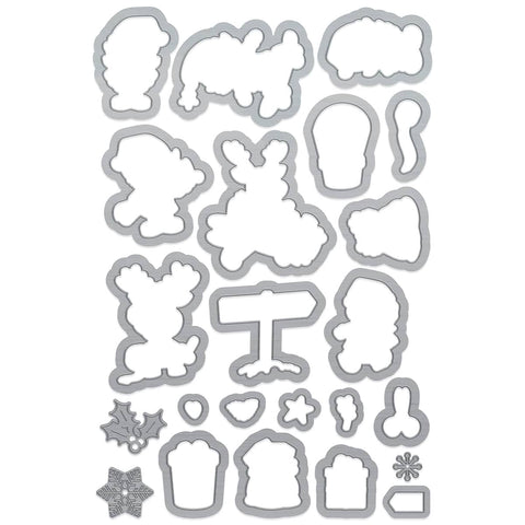 Tonic Studios Creative Collection A Very Elfy Creative Collection - Die, Stamp & Stencil Set - 5945e