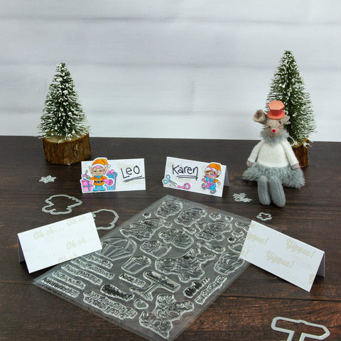 Tonic Studios Creative Collection A Very Elfy Creative Collection - Die, Stamp & Stencil Set - 5945e