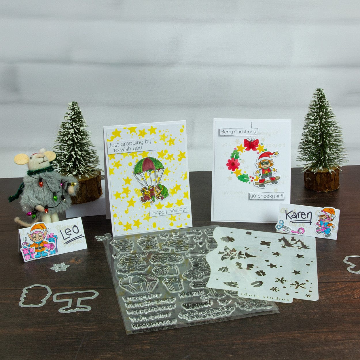 Tonic Studios Creative Collection A Very Elfy Creative Collection - Die, Stamp & Stencil Set - 5945e