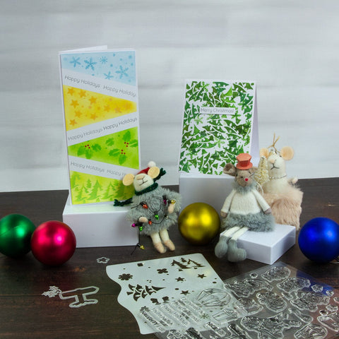 Tonic Studios Creative Collection A Very Elfy Creative Collection - Die, Stamp & Stencil Set - 5945e