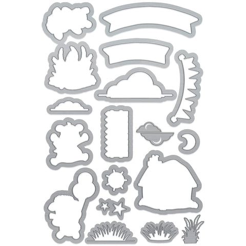 Tonic Studios Creative Collection A Woolly Great Creative Collection - Die, Stamp & Stencil Set - 5944e