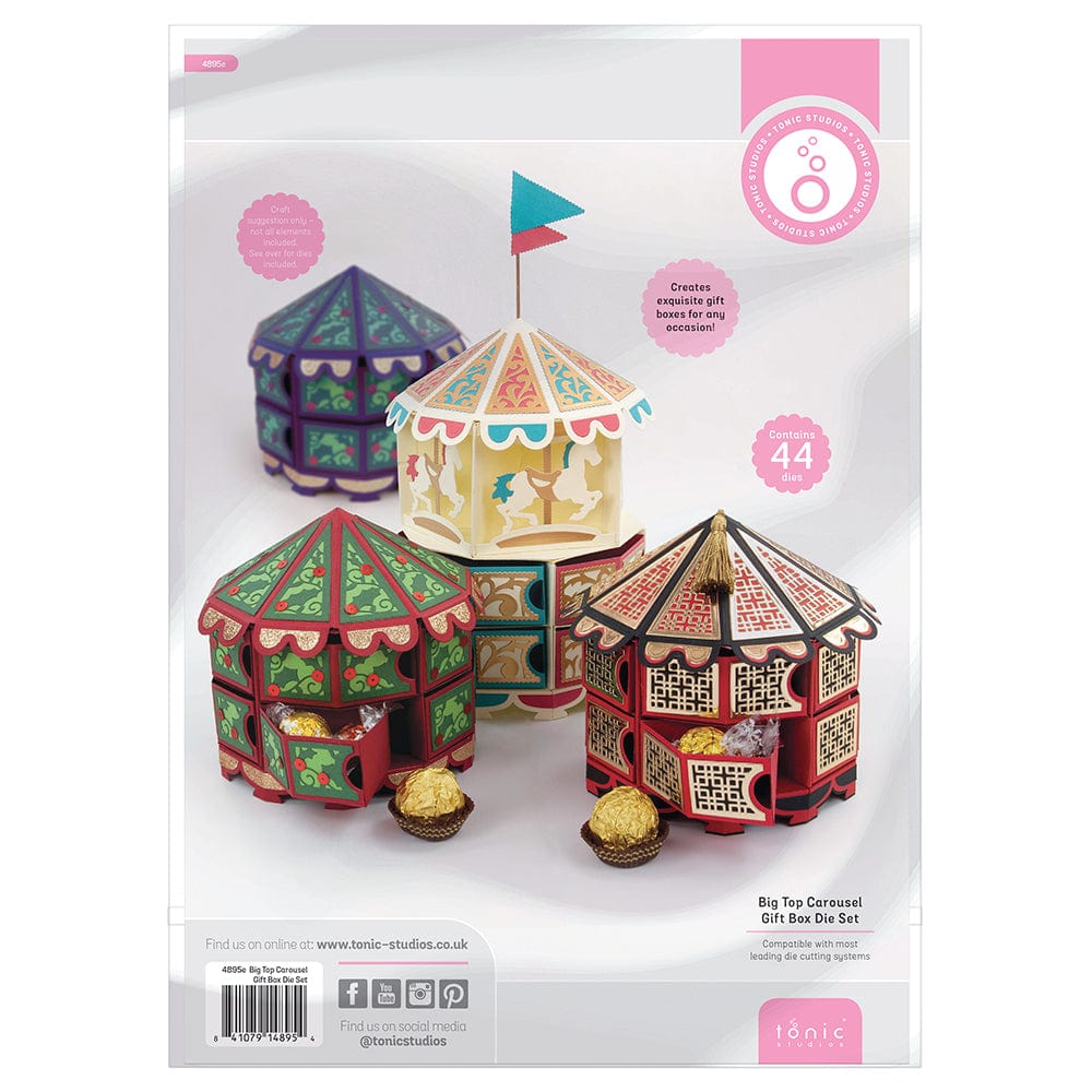 Tonic Studios Designers Choice Big Top Carousel Gift Box Die Set - 4895E