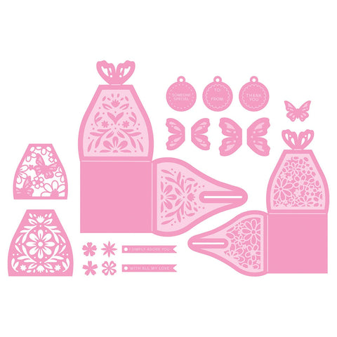 Tonic Studios Designers Choice Enchanted Bouquet Favour Box Die Set - 5521e