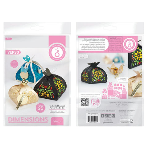 Tonic Studios Designers Choice Enchanted Bouquet Favour Box Die Set - 5521e