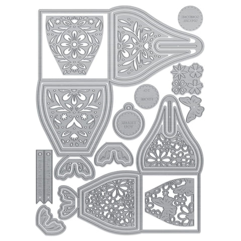 Tonic Studios Designers Choice Enchanted Bouquet Favour Box Die Set - 5521e