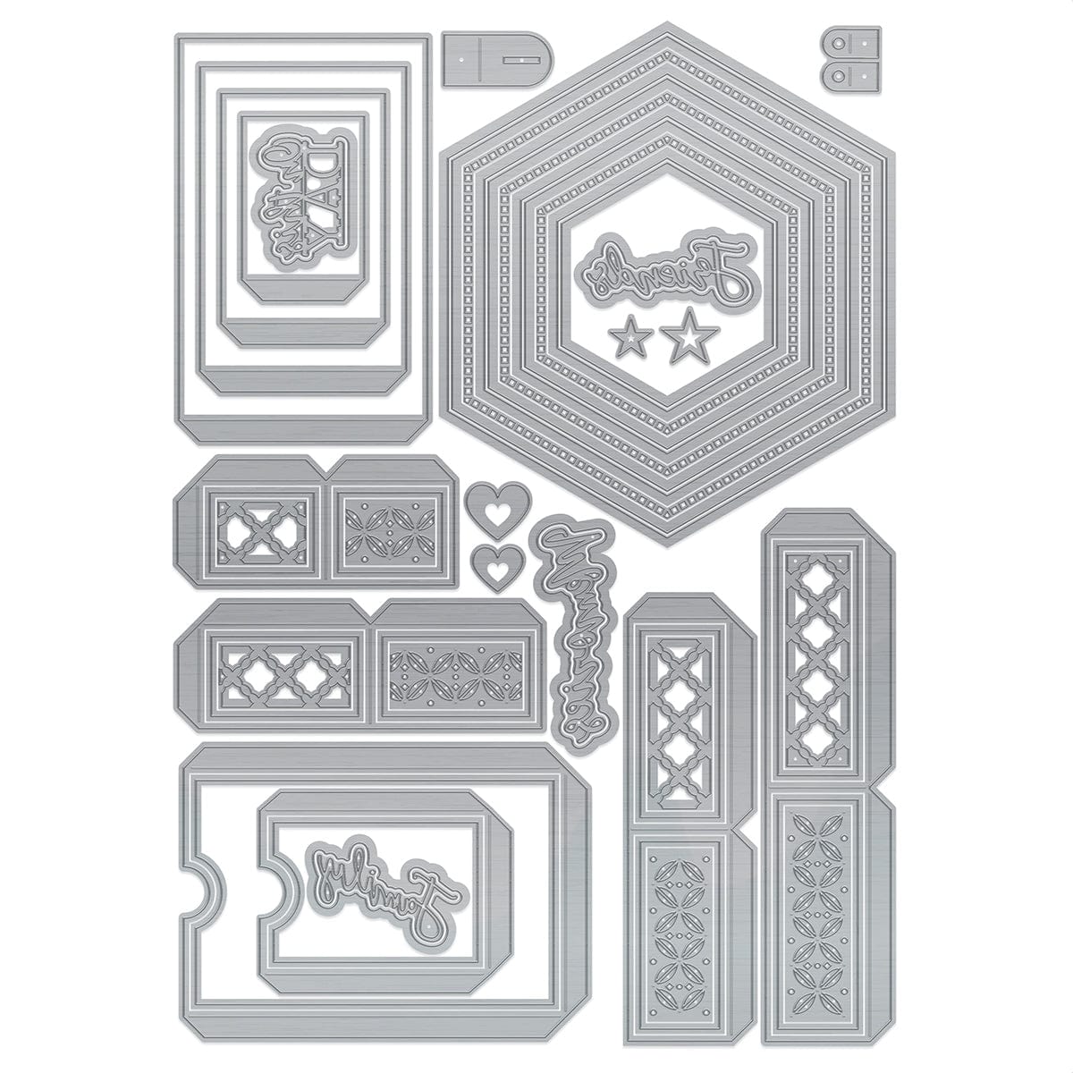 Tonic Studios Die Cutting A Box of Memories Die Set - 5889e