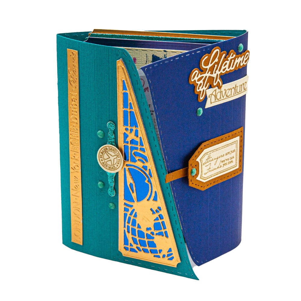 Tonic Studios Die Cutting A Lifetime of Adventure Mini Memory Book Creator Die Set - 5501e