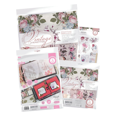 Tonic Studios Die Cutting A Trove of Locks Memory Book & Vintage Vignettes Collection