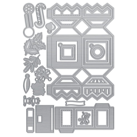 Tonic Studios Die Cutting Advent Cracker Box Die Set - 5907e