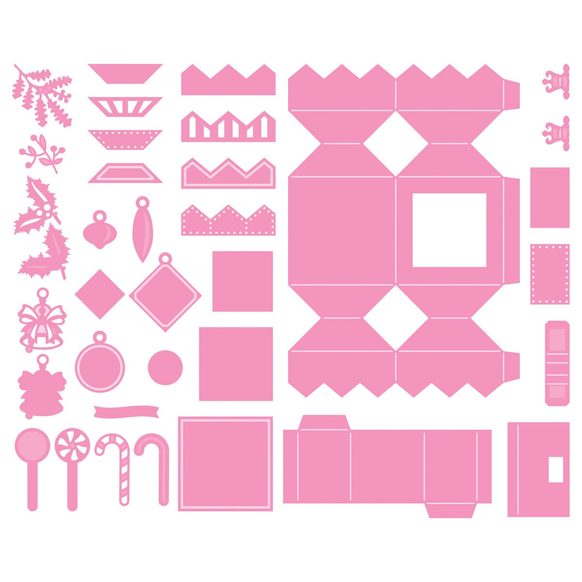 Tonic Studios Die Cutting Advent Cracker Box Die Set - 5907e