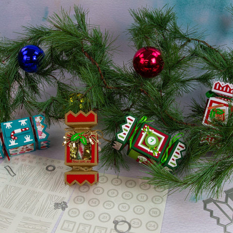 Tonic Studios Die Cutting Advent Cracker Box Die Set - 5907e