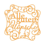 Load image into Gallery viewer, Tonic Studios Die Cutting Alle guten Wünsche German Sentiment Die Set - 4795e