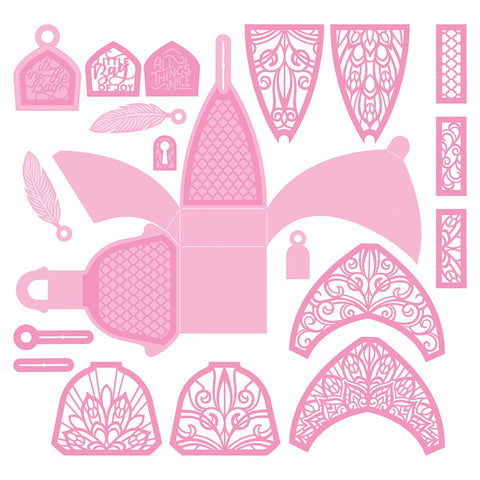 Tonic Studios Die Cutting Arabesque Gift Bag Die Set - 5499E