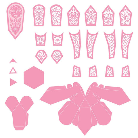 Tonic Studios Die Cutting Beautiful Babushka Die Set Collection - DB084