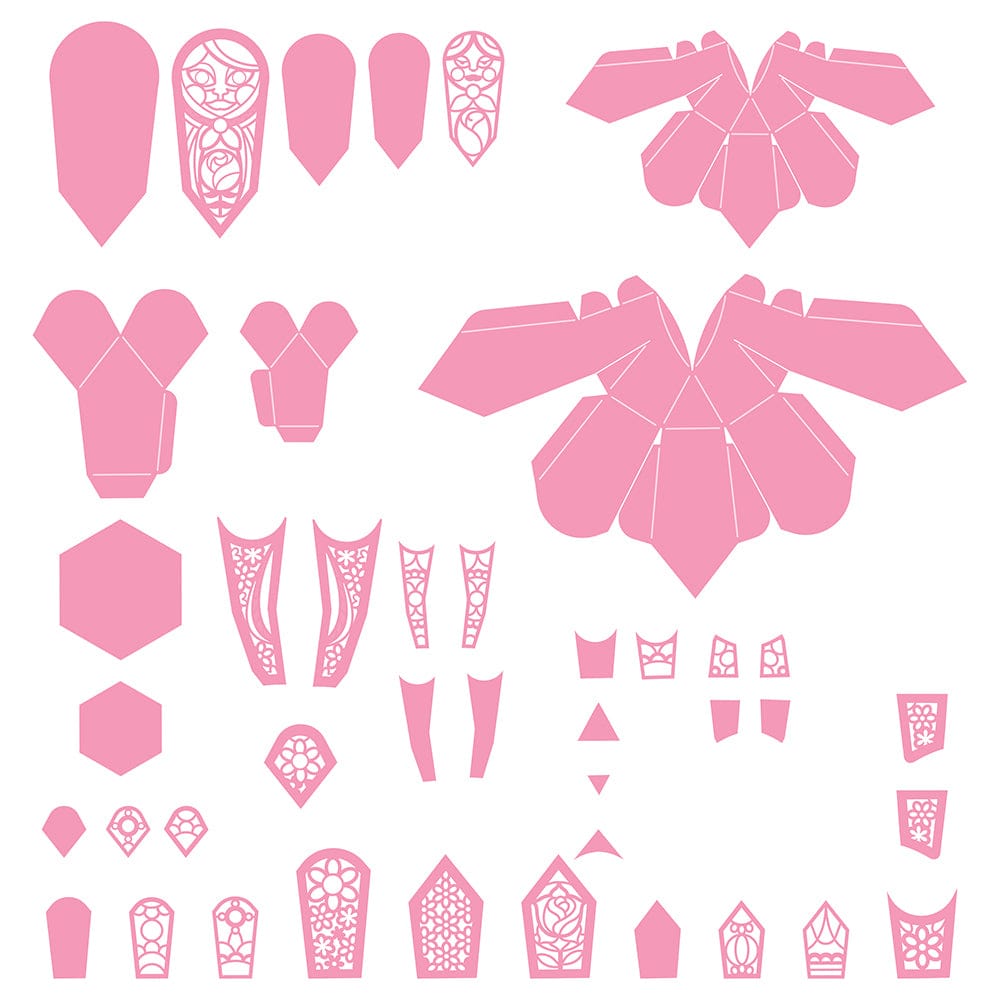 Tonic Studios Die Cutting Beautiful Babushka Die Set Collection - DB084