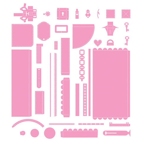 Tonic Studios Die Cutting Beautiful Barrel Bag Die Set - 6045e