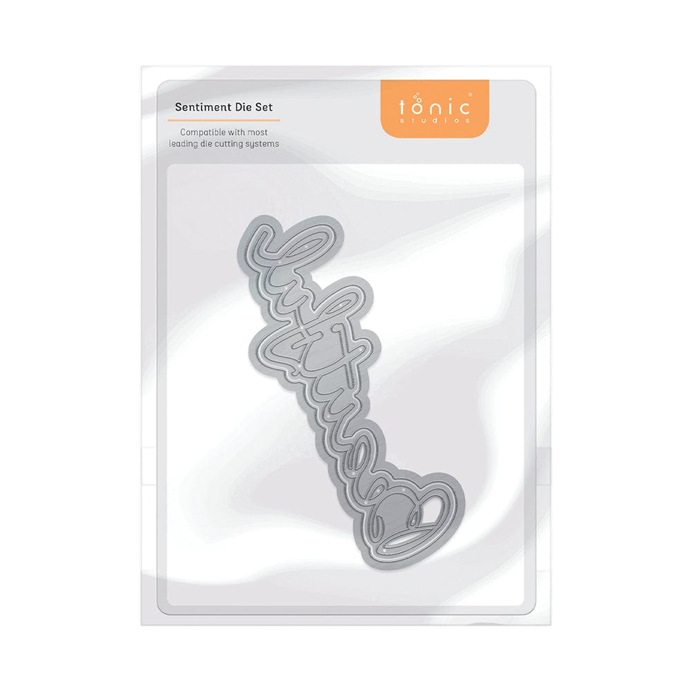 Tonic Studios Die Cutting Beautiful Sentiments Die Set - 4188E