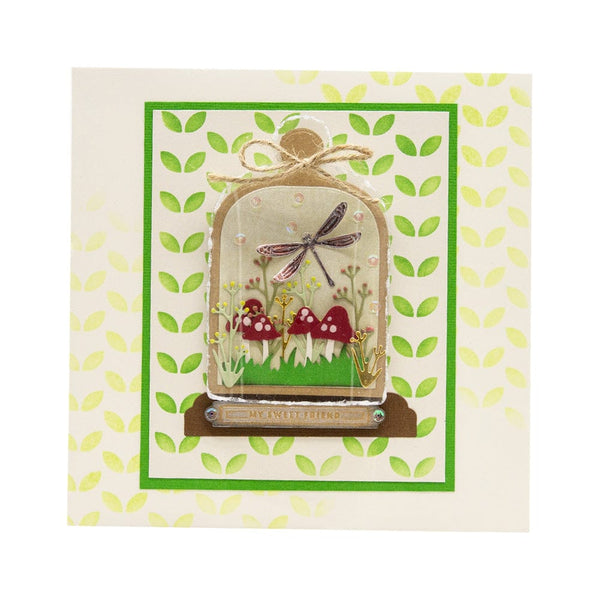 Tonic Studios Die Cutting Bountiful Bell Jar Die and Stencils Collection - 5413e