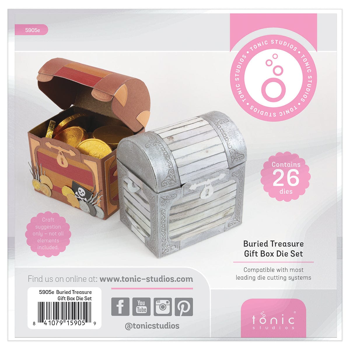 Tonic Studios Die Cutting Buried Treasure - Create & Make Die Set - CREATE19