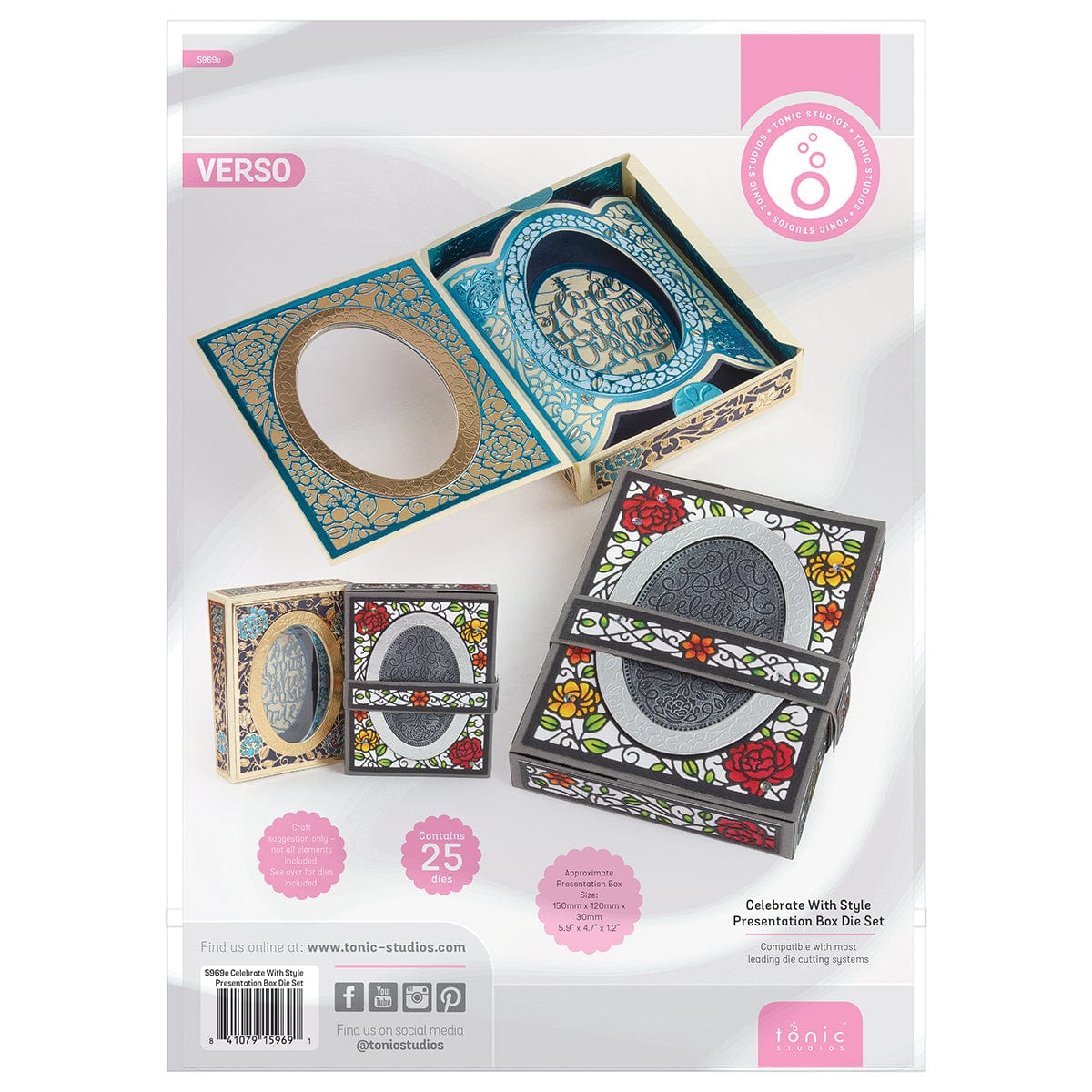 Tonic Studios Die Cutting Celebrate with Style Presentation Box - Showcase Die Set - SHOW60