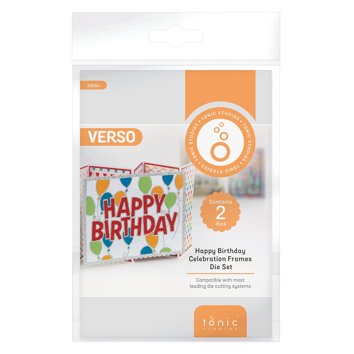 Tonic Studios Die Cutting Celebration Frames - Happy Birthday Die Set - 5426e