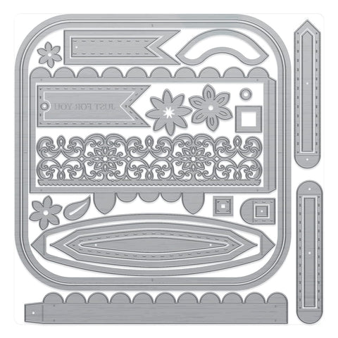 Tonic Studios Die Cutting Chapeau Box - Create & Make Die Set - CREATE17