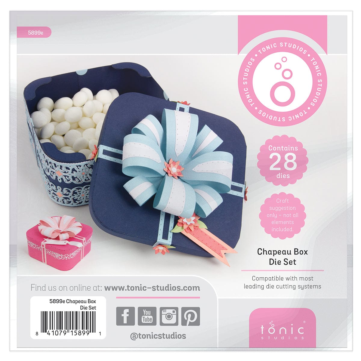 Tonic Studios Die Cutting Chapeau Box - Create & Make Die Set - CREATE17
