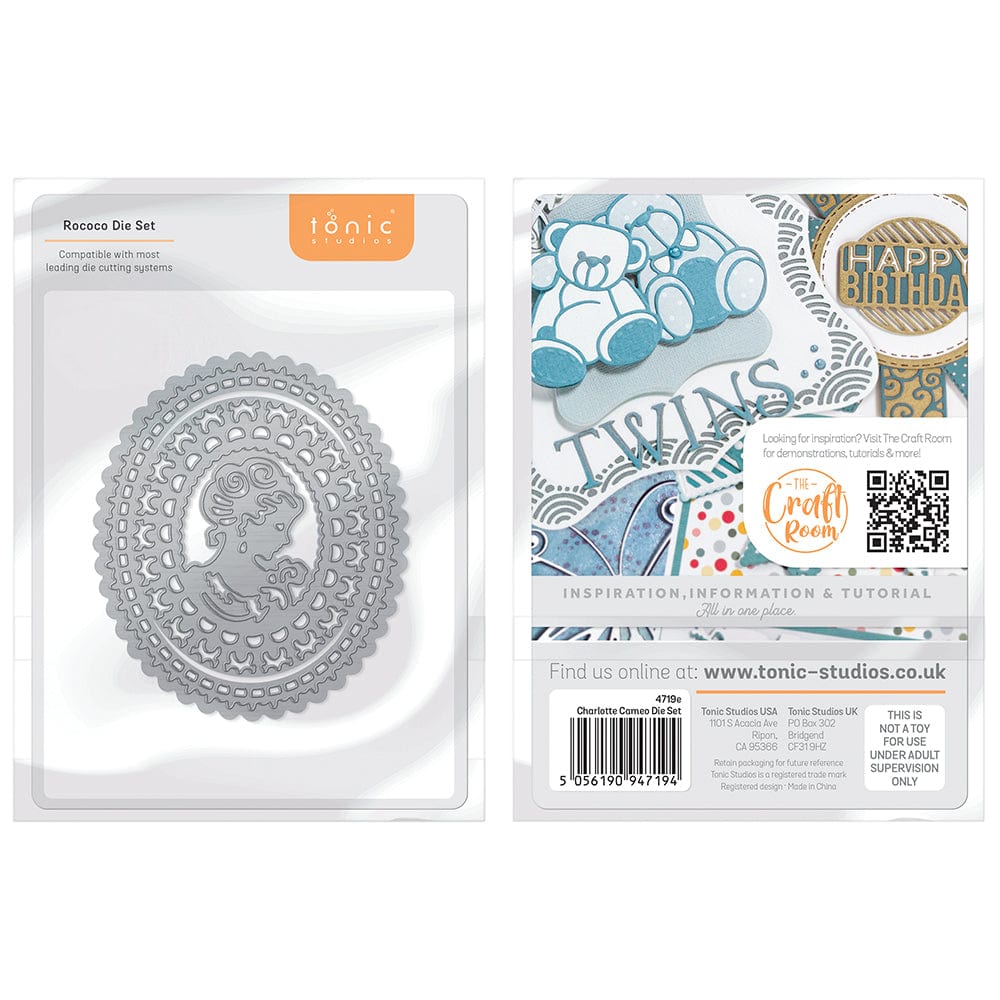 Tonic Studios Die Cutting Charlotte Cameo Die Set - 4719E