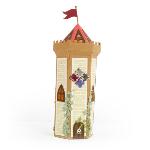 Tonic Studios Die Cutting Craftwork Castle Gift Box Die Set - 5874e
