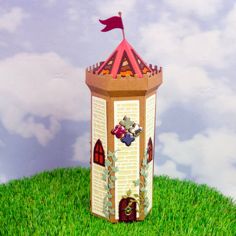Tonic Studios Die Cutting Craftwork Castle Gift Box Die Set - 5874e