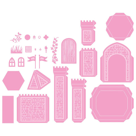 Tonic Studios Die Cutting Craftwork Castle Gift Box Die Set - 5874e