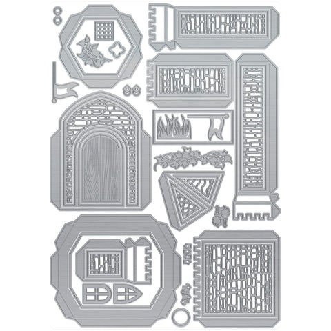Tonic Studios Die Cutting Craftwork Castle Gift Box Die Set - 5874e