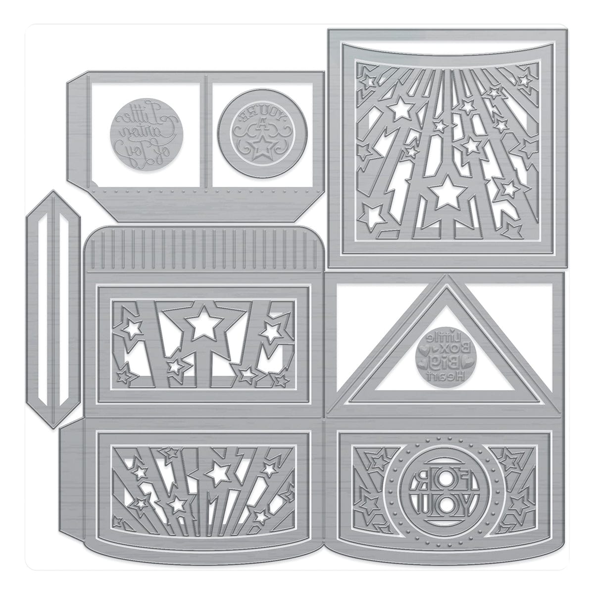 Tonic Studios Die Cutting Cute Carton Gift Box - Create & Make Die Set - CREATE14