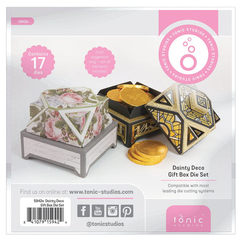 Tonic Studios Die Cutting Dainty Deco Gift Box - Create & Make Die Set - CREATE20