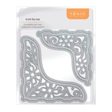 Load image into Gallery viewer, Tonic Studios Die Cutting Delicate Daisy Corner Pair Die Set - 4721E