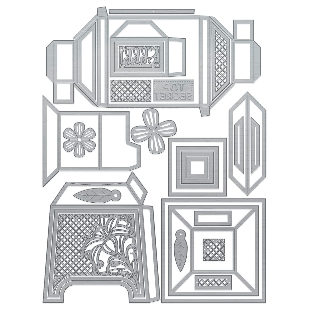 Tonic Studios Die Cutting Discreet Drawer Gift Box - Showcase Die Set - SHOW49