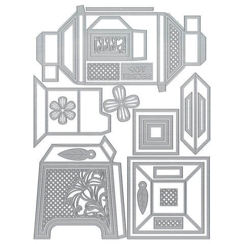 Tonic Studios Die Cutting Discreet Drawer Gift Box - Showcase Die Set - SHOW49