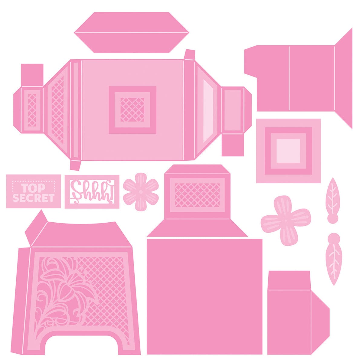 Tonic Studios Die Cutting Discreet Drawer Gift Box - Showcase Die Set - SHOW49