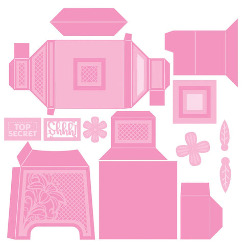 Tonic Studios Die Cutting Discreet Drawer Gift Box - Showcase Die Set - SHOW49