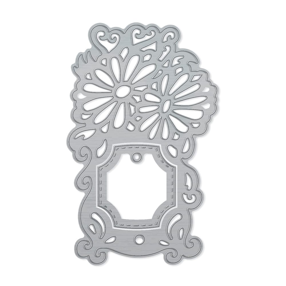 Tonic Studios Die Cutting Double Daisy Tag Die Set - 4669E