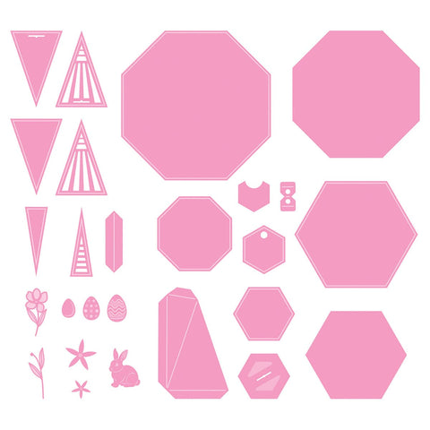 Tonic Studios Die Cutting Eggstraordinary Delight Box - Create & Make Die Set - CREATE21