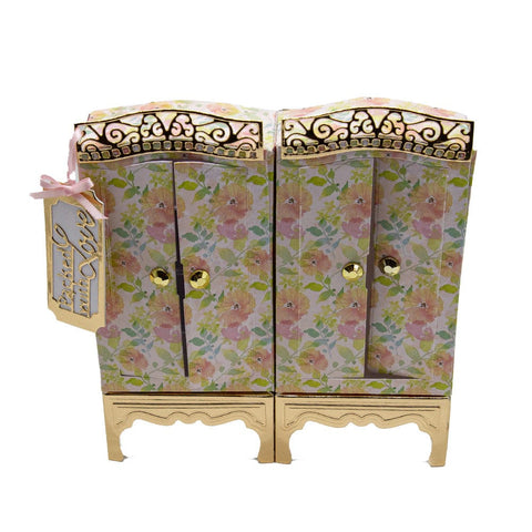 Tonic Studios Die Cutting Elegant Armoire Gift Box - Showcase Die Set - 5347e