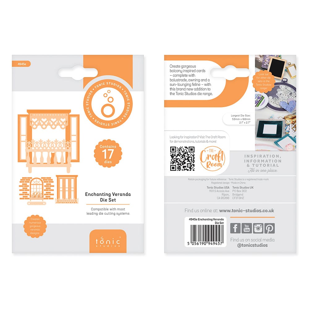 Tonic Studios Die Cutting Enchanting Veranda Die Set - 4945e