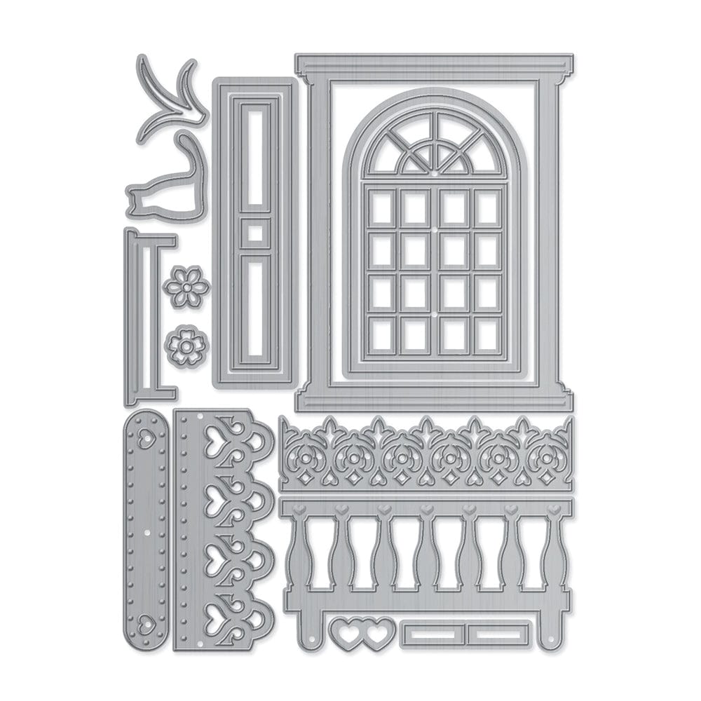 Tonic Studios Die Cutting Enchanting Veranda Die Set - 4945e