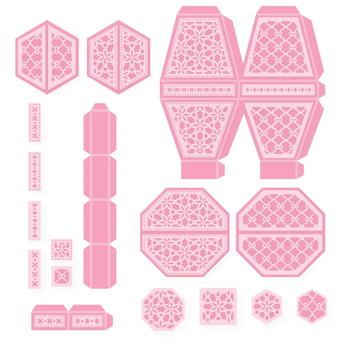 Tonic Studios Die Cutting Eternity Vase Gift Box Die Set - 5180e