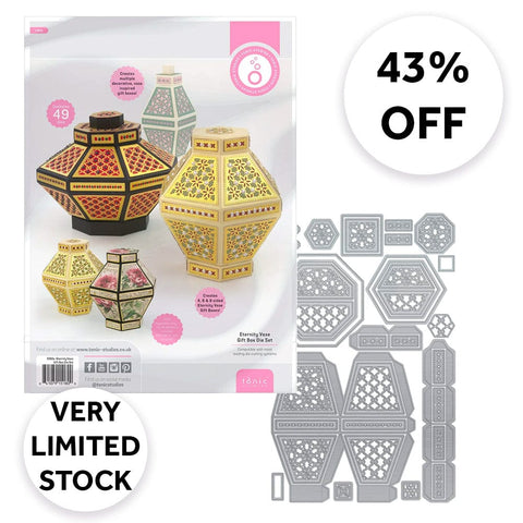 Tonic Studios Die Cutting Eternity Vase Gift Box - Showcase Die Set - 5179e