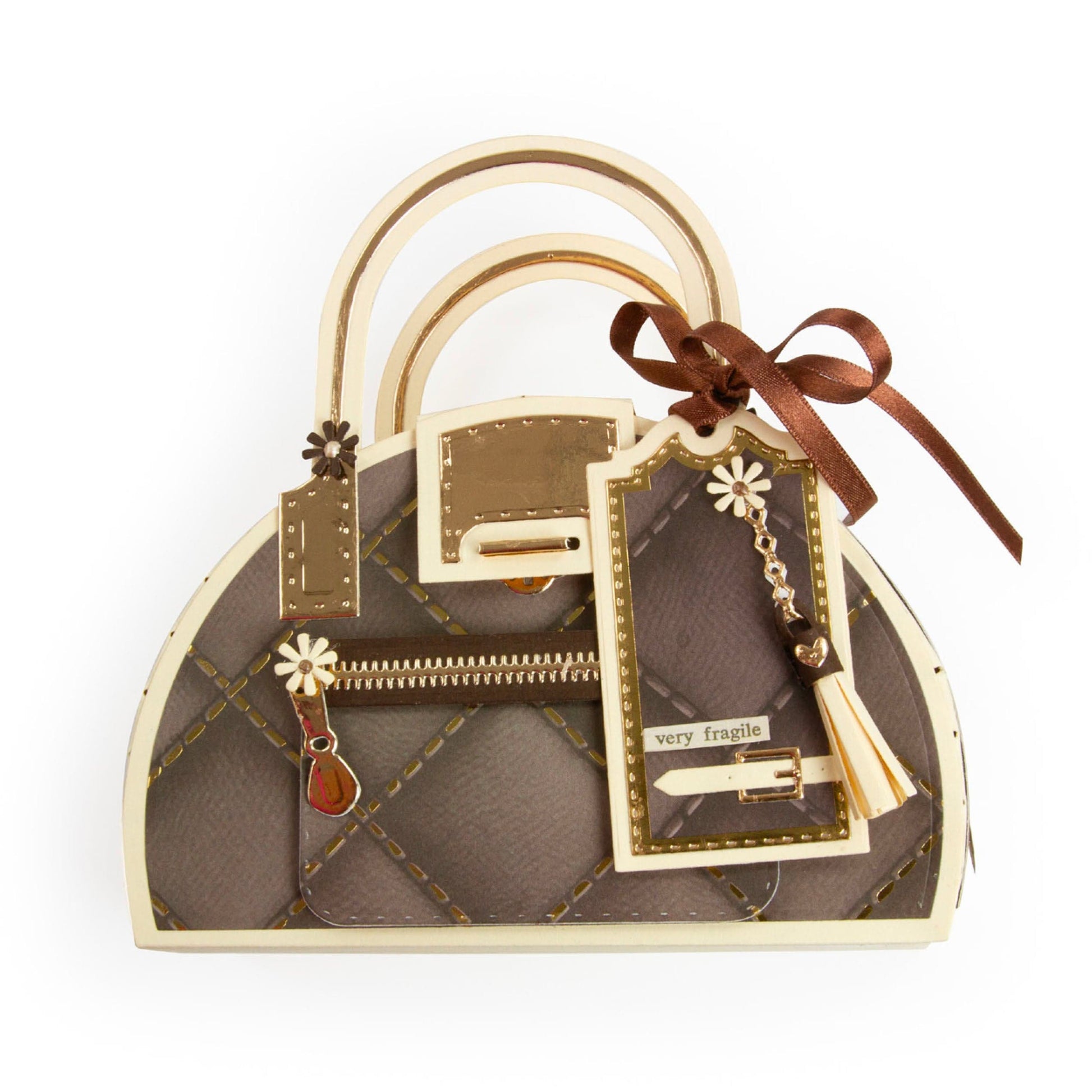 Tonic Studios Die Cutting Fabulous Fabrics Designer Bag Die Set - 5835e